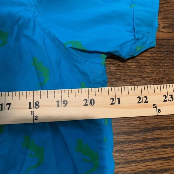 Plugg Vintage Mens Lizard Gecko Print Casual Button Down/Up Shirt, Size Medium - Picture 6 of 8